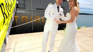 Poroka na ladji Triglav