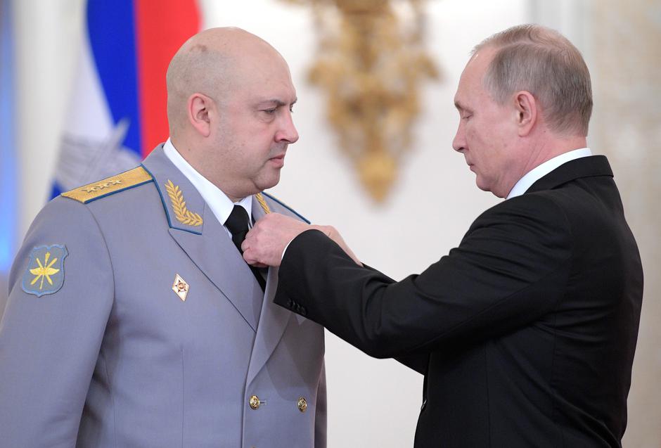 Sergej Surovikin Vladimir Putin | Avtor: Epa