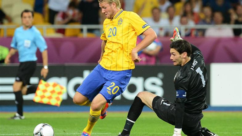 Toivonen Lloris Švedska Francija Kijev Euro 2012