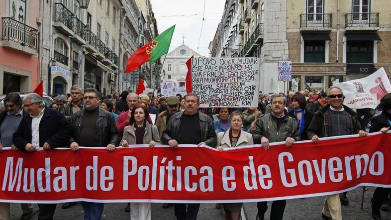 Protesti Portugalska 