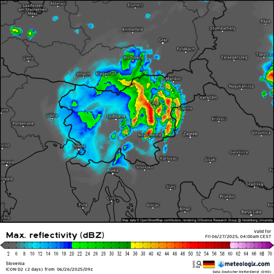 neruje toča | Avtor: neurje.si