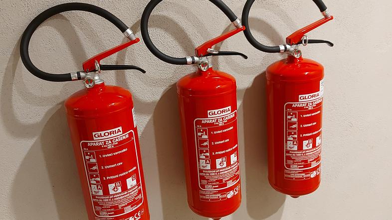 Gasilski aparat, gašenje, požar