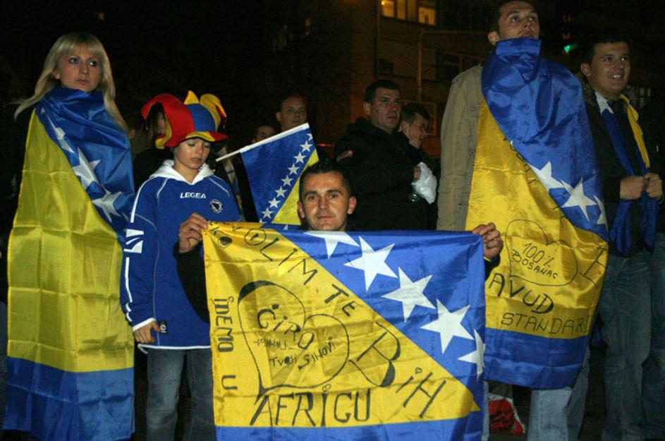 Navijači BiH so kratili spanec Portugalcem. Foto: Reuters