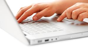 računalnik, roke, prenosnik, laptop