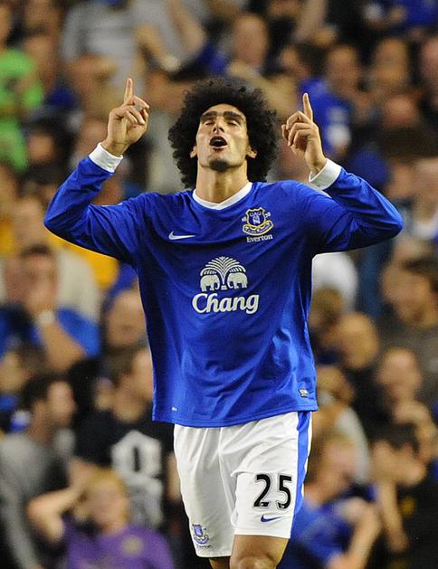 fellaini manchester united everton