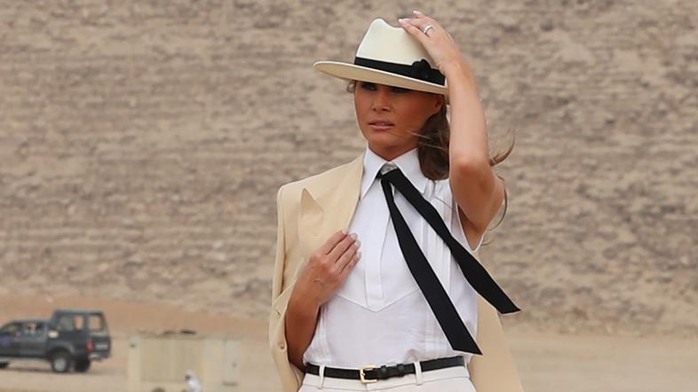 Melania Trump v Egiptu