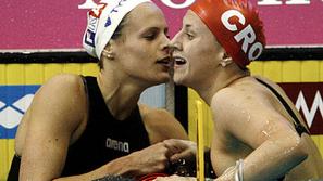 Sanja Jovanovič je Hrvaški na 100 m hrbtno priplavala še eno srebro.