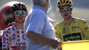 Tadej Pogačar Primož Roglič TdF