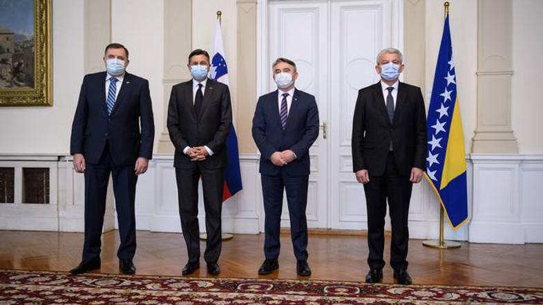 Pahor na obisku v BiH