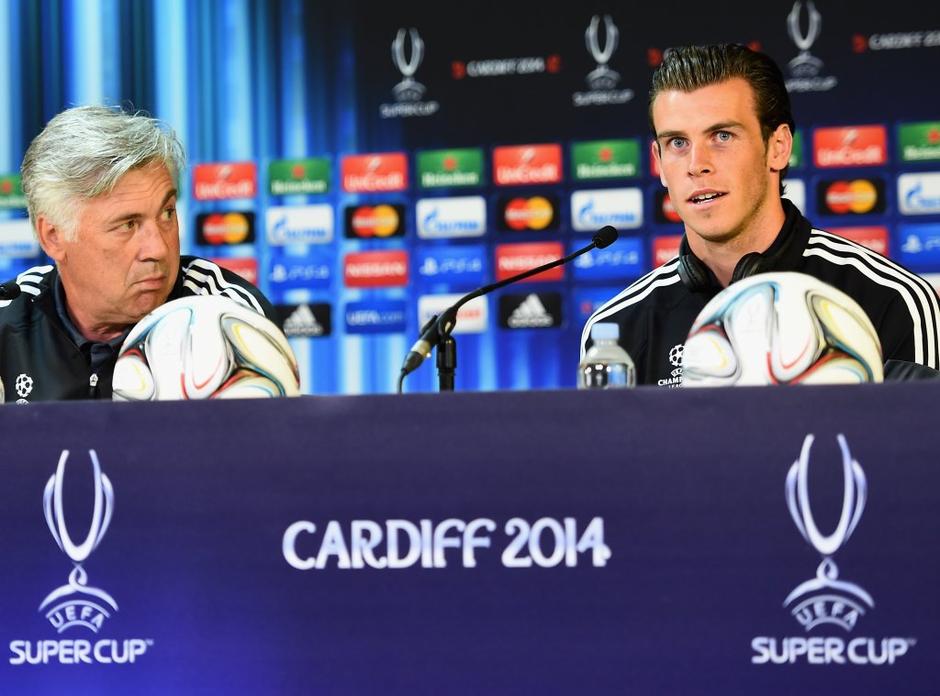 Ancelotti Bale evropski superpokal Cardiff Real Madrid Sevilla | Avtor: EPA