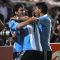 Messi Agüero Di Maria Argentina Urugvaj kvalifikacije SP 2014 Mendoza