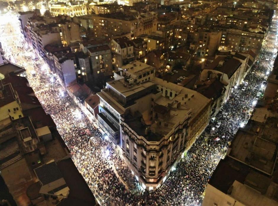 Protesti v Beogradu | Avtor: 