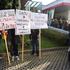Protest pred fakulteto za socialno delo