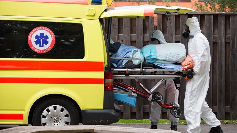 Okužba covid rešilec