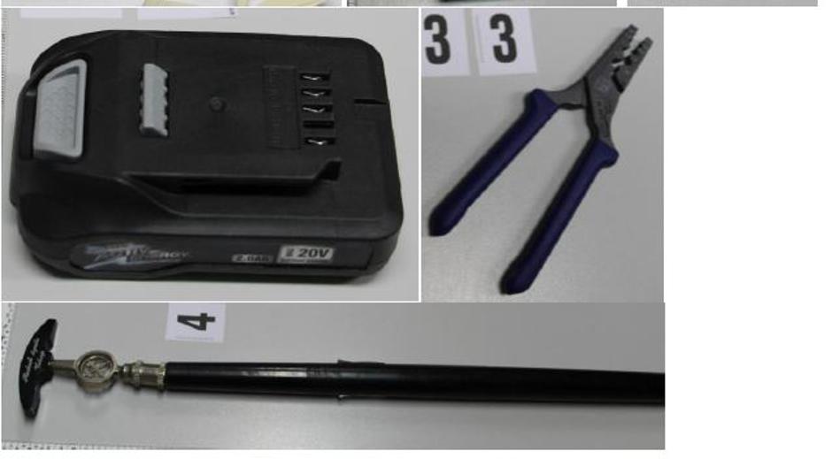 zaseženi predmeti | Avtor: PP Ajdovščina