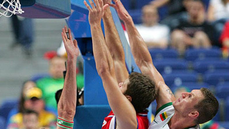 Boj pod obročema Hrvatov in Litovcev je bil neizprosen. Litovci s kar osmimi igr