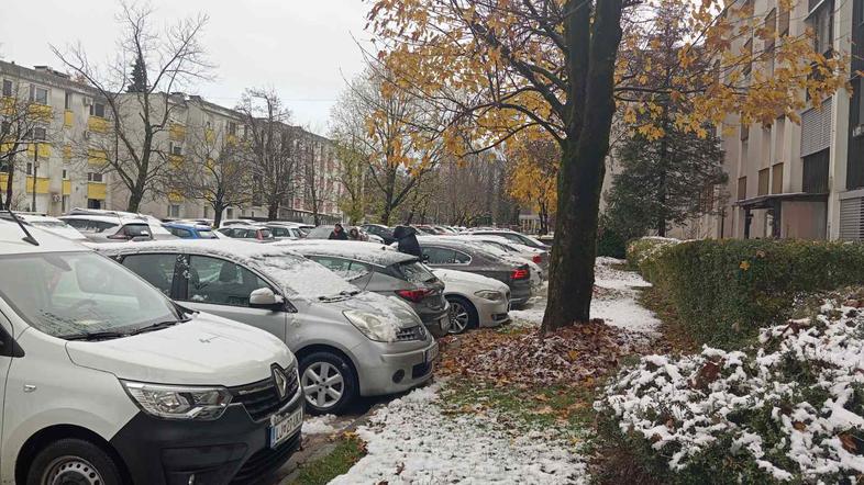 Vreme, sneg v Ljubljani