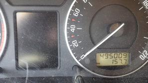 Števec na policijskem avtomobilu