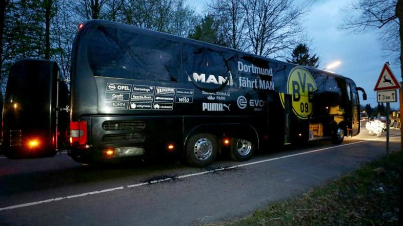 avtobus Borussia Dortmund eksplozija