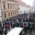 Slika torkovega protesta v Zagrebu. (Foto: Tomislav Miletić/Pixsell)