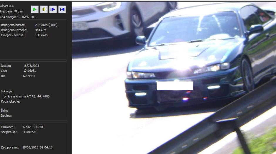 prehitra vožnja na avtocesti | Avtor: PU Ljubljana