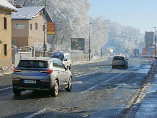 Ljubljana, zima, promet