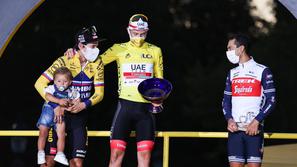 Primož Roglič in Tadej Pogačar