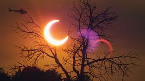 sončev mrk, arizona ZDA