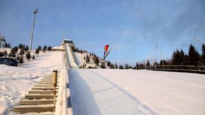 skakalec skoki skakalnica