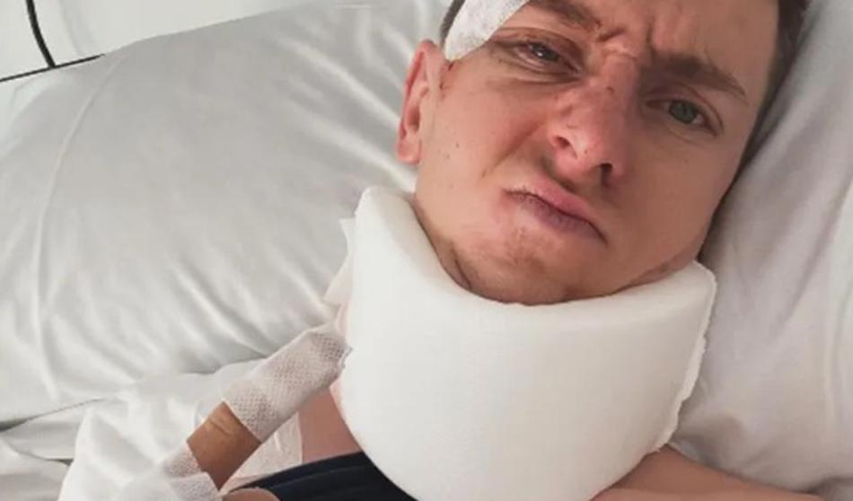 Po hudem padcu nov zaplet za Pogačarja, poseg prestavljen