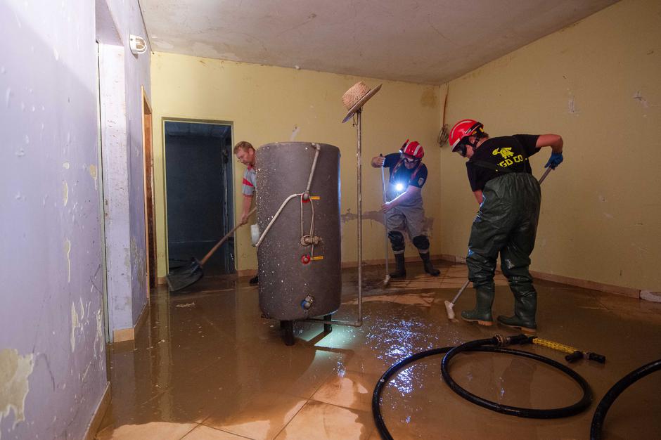 Sanacija po poplavah v Trzinu in Mengšu. | Avtor: Anže Petkovšek