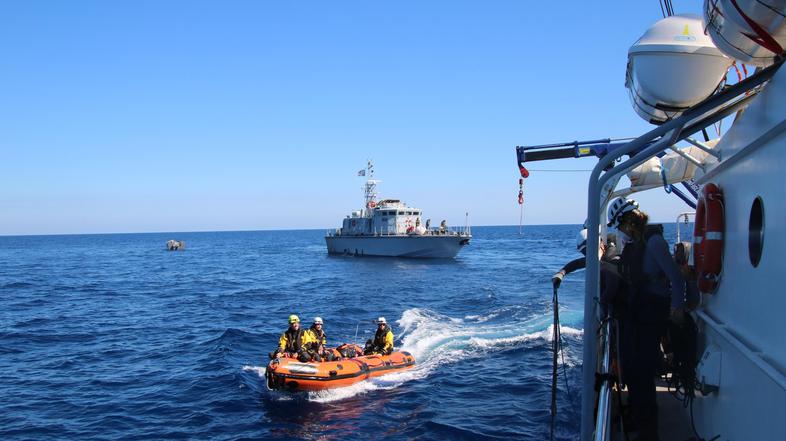 Lampedusa reševanje beguncev