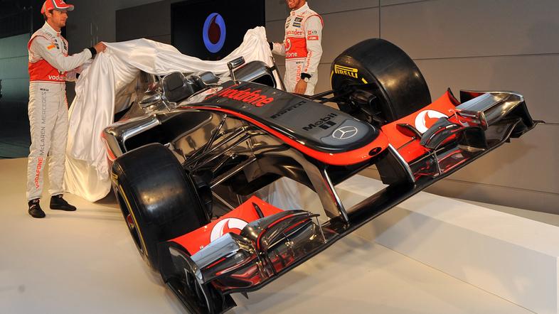 Jenson Button Lewis Hamilton McLaren predstavitev