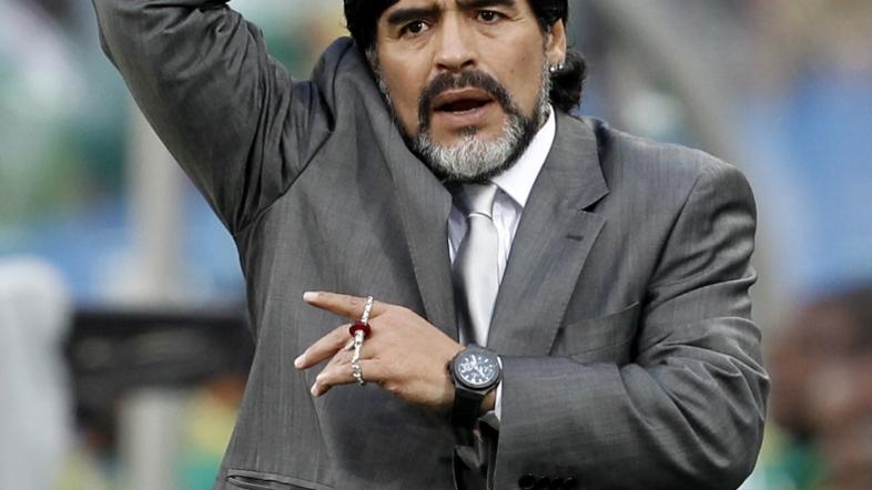 sport 16.06.10 Argentina, Diego Maradona, foto: epa