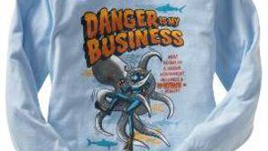 Majica z dolgimi rokavi z zabavnim potiskom