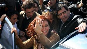 Najverjetnejša nova predsednica, senatorka Cristina Fernandez de Kirchner