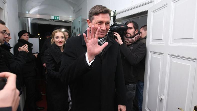 Borut Pahor po zmagi