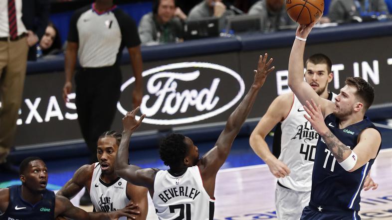 Luka Dončić Mavericks Clippers