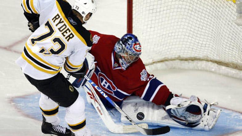 Vratar Montreala Carey Price je obranil vse tri kazenske strele.