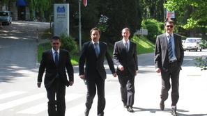 Nova štiričlanska uprava Save (z leve): Franci Strajnar, Matej Narat, Miha Resma