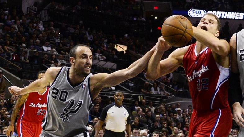 Ginobili Griffin San Antonio Spurs Los Angeles Clippers liga NBA