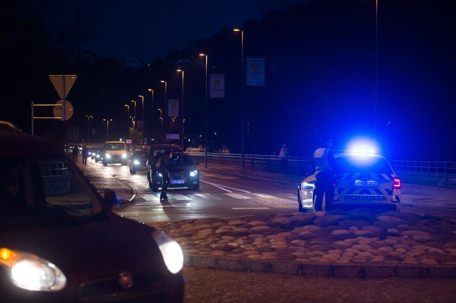 Jutranja prometna konica v Kranju | Avtor: Anže Petkovšek