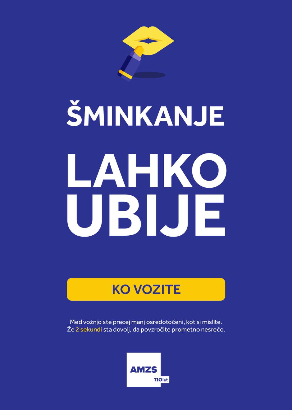 AMZS kampanja 2 sekundi | Avtor: AMZS