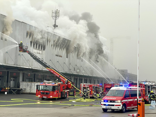 Požar skladišča v BTC v Ljubljani
