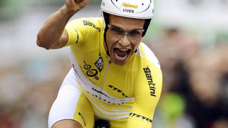 Linus Gerdemann na Dirki po Nemčiji.