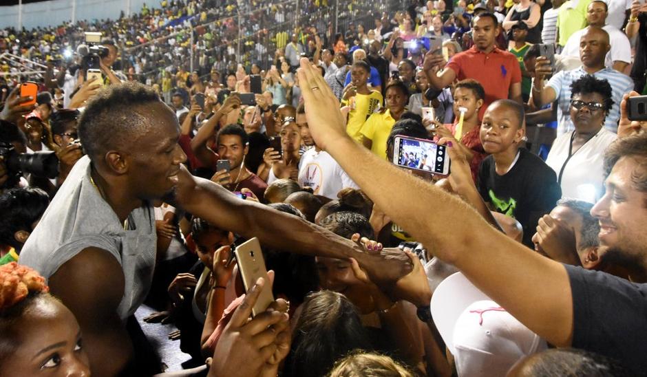 Usain Bolt slovo Kingston | Avtor: Epa