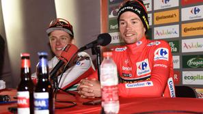 Tadej Pogačar in Primož Roglič