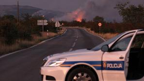 Požar v okolici Knina