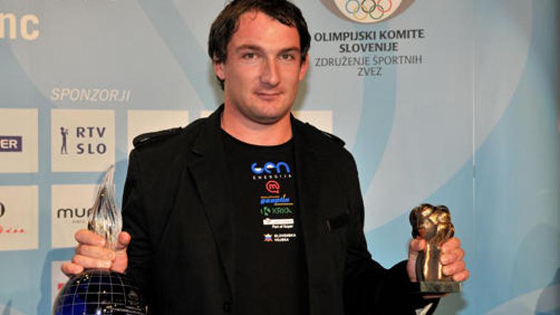 Primož Kozmus, športnik lanskega leta, si je prislužil tudi Bloudkovo nagrado.