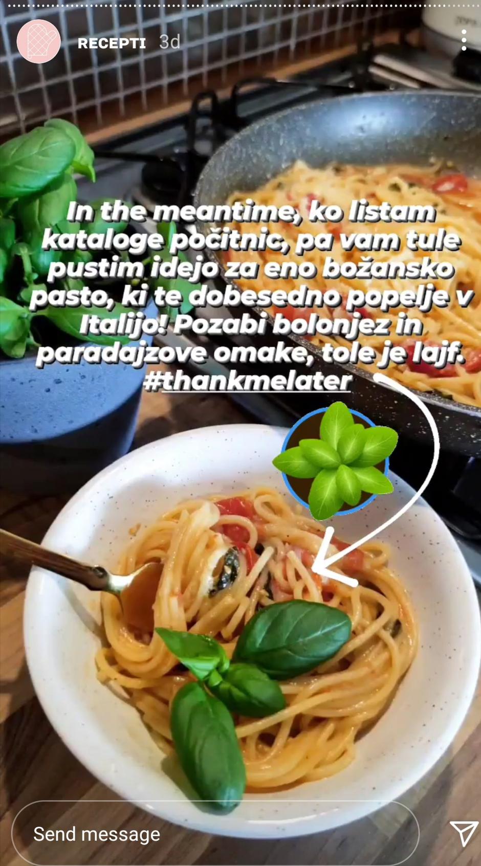 Recept | Avtor: Instagram